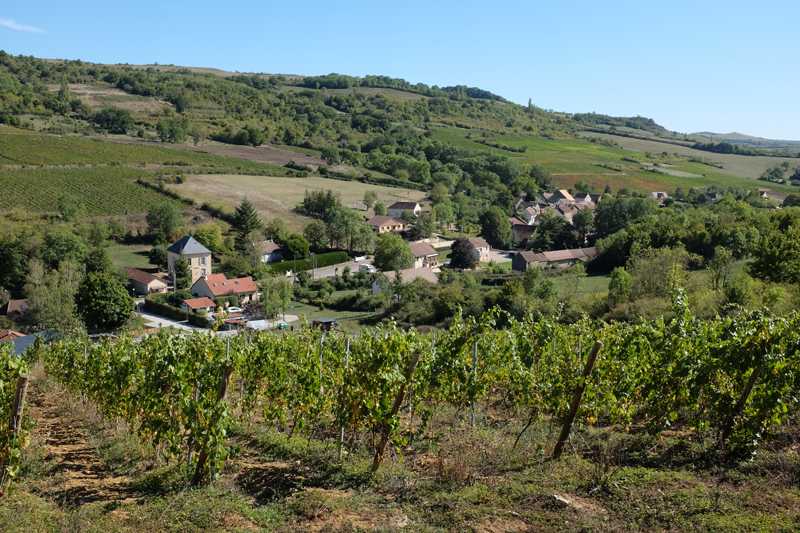 Vue de Cormot côté sud